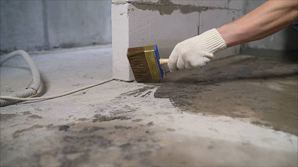 SJ Waterproofing Pros Waterproofing coverage map for Shirley, IN and surrounding area